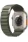 Apple Watch Ultra 49mm Titanium Case with Green Alpine Loop Large